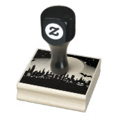 Spooky Halloween Landscape Ink Stamp Rubberstempel (Stempel)