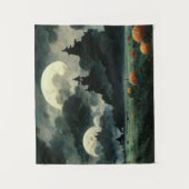 Spooky Halloween Landscapes Wandkleed (Voorkant)