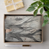 Spooky Halloween Landschap 1 Decoupage Papier (Geschenk)