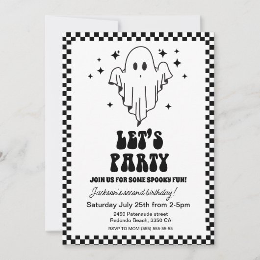 Spooky Halloween Laten we feesten op elke leeftijd Kaart (Voorkant)