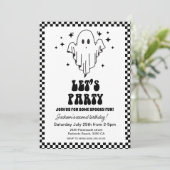 Spooky Halloween Laten we feesten op elke leeftijd Kaart (Staand voorkant)