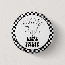 Spooky Halloween Laten we feesten Ronde Button 3,2 Cm