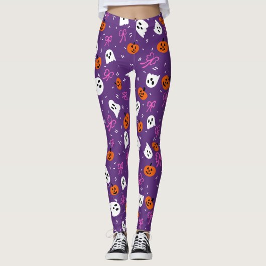 Spooky Halloween  Leggings (Voorkant)
