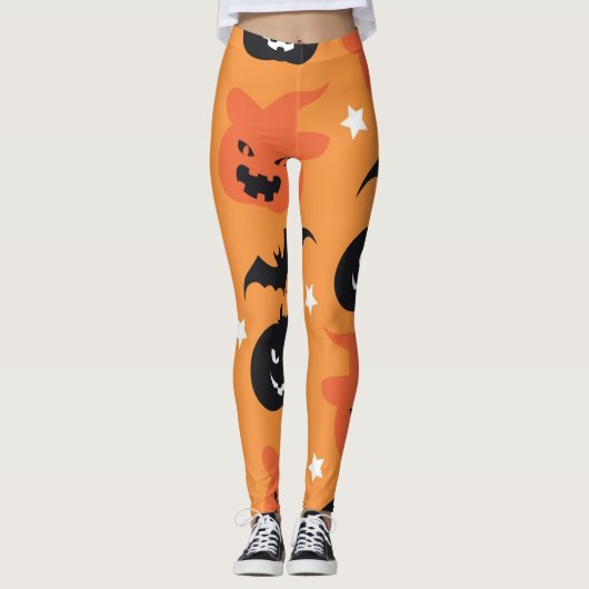 Spooky Halloween Leggings (Voorkant)