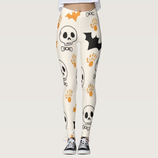Spooky Halloween Leggings (Voorkant)
