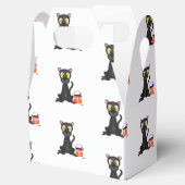 Spooky Halloween Leopard Black Cat Bedankdoosjes (Geopend)