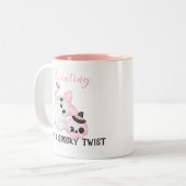 Spooky Halloween leraar Tweekleurige Koffiemok (Voorkant links)