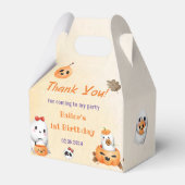 Spooky Halloween Leuke Ghost Bedankdoosjes (Achterkant)