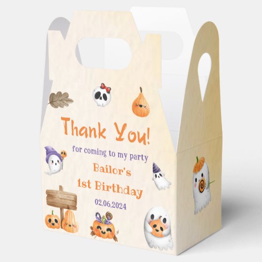 Spooky Halloween Leuke Ghost Bedankdoosjes (Geopend)