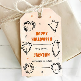 Spooky Halloween Leuke Ghost Cadeaulabel
