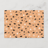 Spooky Halloween Little Boo Ghost Luier Raffle Informatiekaartje (Achterkant)