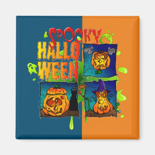 Spooky Halloween Magneet