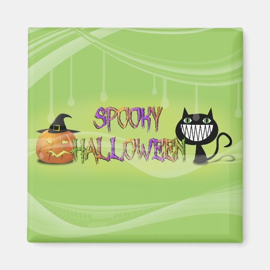 spooky Halloween Magneet (Voorkant)