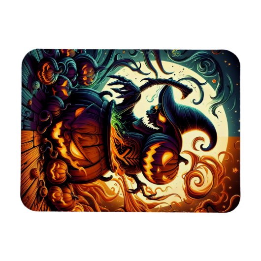 Spooky Halloween Magnet Magneet (Horizontaal)