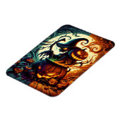 Spooky Halloween Magnet Magneet (Linkerzijde)