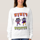 Spooky Halloween MaMa's Monsters Sweatshirt (Voorkant)