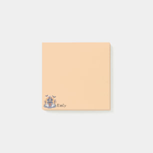 Spooky Halloween Mansion Tan Post-it® Notes