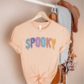 Spooky Halloween Modern Ghost Script Vrouwen T-shirt