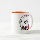 Spooky Halloween Mok - Ghosts, Pumpkins & Haunted (Voorkant rechts)