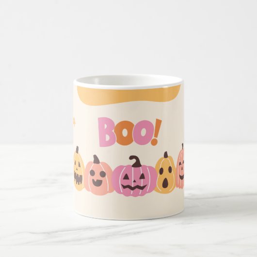 Spooky Halloween Mok – Pompoen, Ghost & Witch Coff (Center)