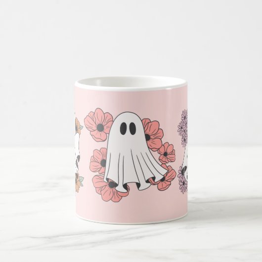 Spooky Halloween Mok – Pompoen, Ghost & Witch Coff (Center)