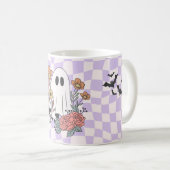 Spooky Halloween Mok – Pompoen, Ghost & Witch Coff (Voorkant rechts)