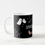 Spooky Halloween Mok – Pompoen, Ghost & Witch Coff (Links)