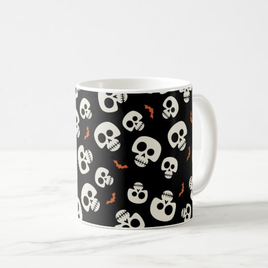 Spooky Halloween Mok – Pompoen, Ghost & Witch Coff (Voorkant rechts)
