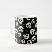 Spooky Halloween Mok – Pompoen, Ghost & Witch Coff (Voorkant links)