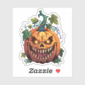 Spooky Halloween Monster Sticker (Vel)