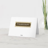  Spooky Halloween Moon en Pumpkin bij nacht Kaart (Achterkant)