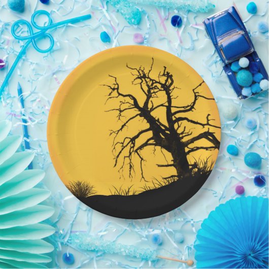 Spooky Halloween Moon Paper Bord (Feest)