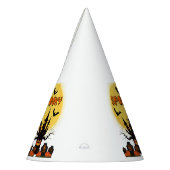 Spooky Halloween Moon Party Pet Feesthoedjes (Links)