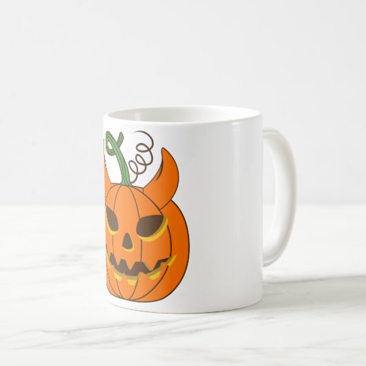 Spooky Halloween Mug – Cute Ghost Coffee Cup | Tri Koffiemok (Voorkant rechts)