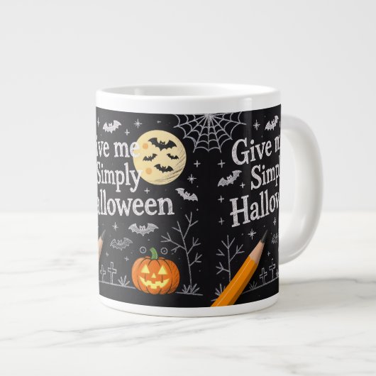 Spooky Halloween Mug Grote Koffiekop (Voorkant rechts)