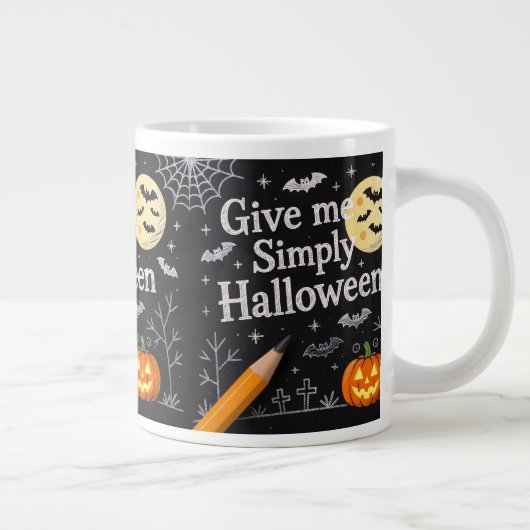 Spooky Halloween Mug Grote Koffiekop (Rechts)