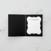 Spooky Halloween nacht toevoegen sentiment Kaart (Binnen)