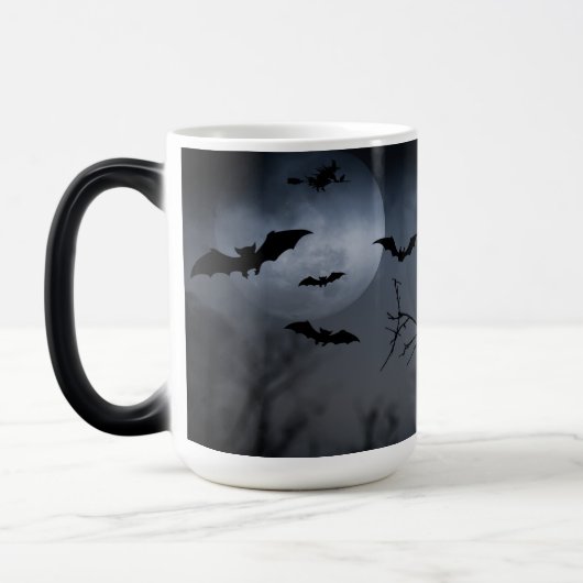Spooky Halloween Night Magische Mok (Links)
