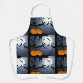 Spooky Halloween Night Scene Schort (Voorkant)