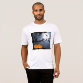 Spooky Halloween Night Scene T-shirt (Voorkant volledig)