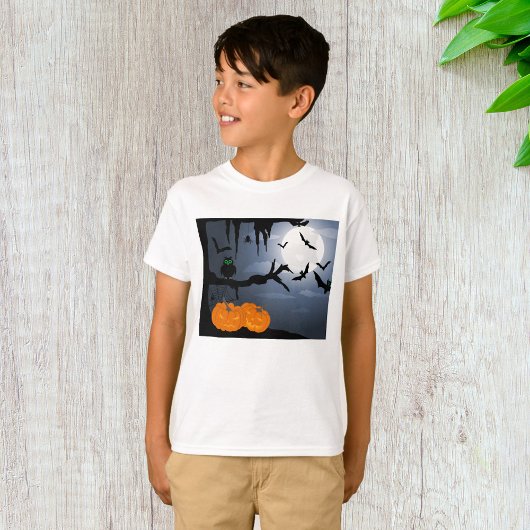 Spooky Halloween Night Scene T-shirt