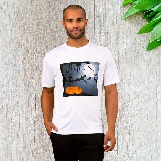 Spooky Halloween Night Scene T-shirt