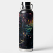 SPOOKY HALLOWEEN NIGHT SCENE WATERFLES (Achterkant)