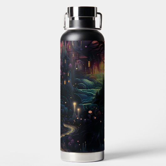 SPOOKY HALLOWEEN NIGHT SCENE WATERFLES (Achterkant)