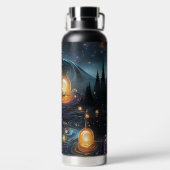 SPOOKY HALLOWEEN NIGHT SCENE WATERFLES (Achterkant)