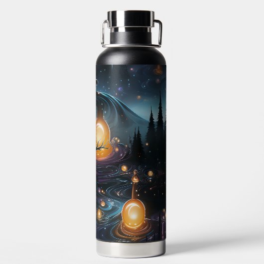 SPOOKY HALLOWEEN NIGHT SCENE WATERFLES (Achterkant)