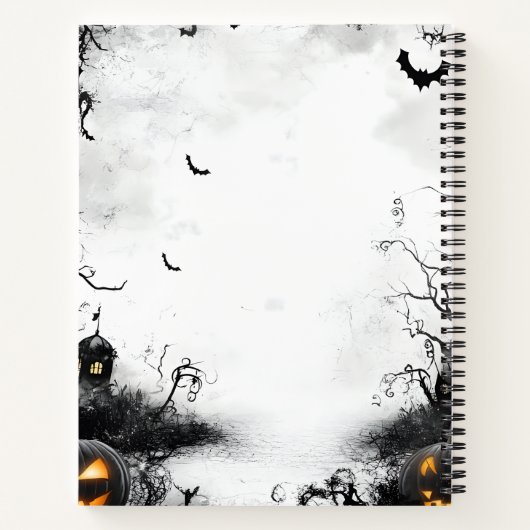 Spooky Halloween Notitieboek (Achterkant)