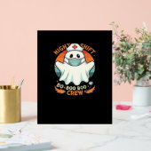 Spooky Halloween Nurse Funny Ghost Kostuum Boo Boo Acryl Bord (Huwelijk)