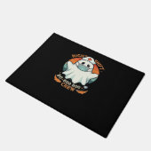 Spooky Halloween Nurse Funny Ghost Kostuum Boo Boo Deurmat (Schuin)