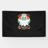Spooky Halloween Nurse Funny Ghost Kostuum Boo Boo Spandoek (Horizontaal)